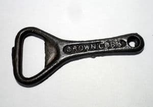 Vintage Cast Iron Crown Cork Bottle Opener Short Type - Early Example