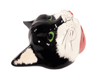 Vintage Ceramic Cat Face Pottery Head String Holder Phillip Laureston Babbacombe 60s Scissor Holder