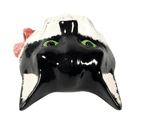 Vintage Ceramic Cat Face Pottery Head String Holder Phillip Laureston Babbacombe 60s Scissor Holder