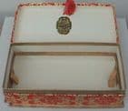 Vintage Chocolate Box Spartan Joseph Terry & Co. Ltd York Terry's Embossed Crushed Velour, 1960s
