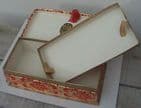 Vintage Chocolate Box Spartan Joseph Terry & Co. Ltd York Terry's Embossed Crushed Velour, 1960s