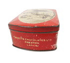Vintage Chocolate Tin Beechs Ltd Preston Toffee Royal King George VI Queen Mother Elizabeth Margaret