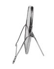 Vintage Chrome Diamond Brand Folding Vanity Mirror Circa 1960s Travel Potala Palace Tibet Lhasa