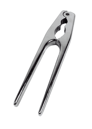 Vintage CK Carl Kammerling Large Chrome Domus Nut Crackers Nutcrackers 1970s Italian Italy