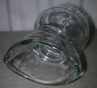 Vintage Clear Glass Reservoir Type Eye Bath Wash Circa 1950s Q2 Type