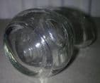 Vintage Clear Glass Reservoir Type Eye Bath Wash Circa 1950s Q2 Type