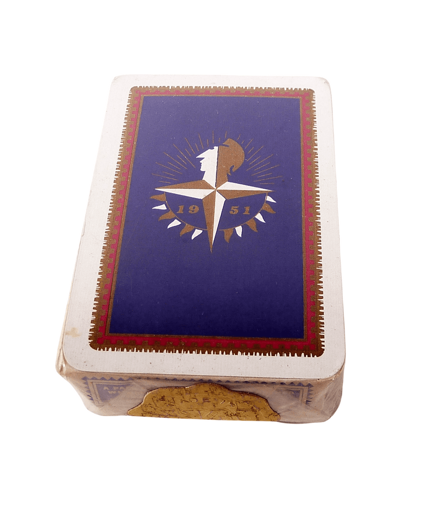 Vintage Commemorative 1951 Festival of Britain FOB Half Size Waddingtons Playing Cards Tax Sealed