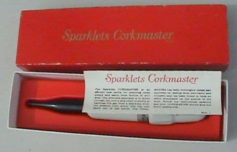 Vintage Corkmaster CO2 Corkscrew BOC Sparklets Products England Boxed with Instructions Circa 1970s