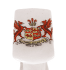 Vintage Crested China WW1 Red Cross Ambulance Arms of Wales Barker Brothers Meir Arms China Welsh