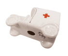 Vintage Crested China WW1 Red Cross Ambulance Arms of Wales Barker Brothers Meir Arms China Welsh