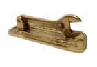 Vintage CSVVS Cumbria Steam Gathering Vehicle Society Brass Spanner Door Knocker Souvenir Flookburgh
