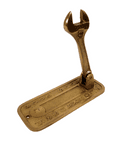 Vintage CSVVS Cumbria Steam Gathering Vehicle Society Brass Spanner Door Knocker Souvenir Flookburgh