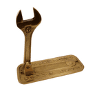 Vintage CSVVS Cumbria Steam Gathering Vehicle Society Brass Spanner Door Knocker Souvenir Flookburgh
