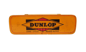 Vintage Cycling Tin Dunlop Long Cycle Repair Outfit 1950s Bike Bicycle Wise Man Tool Kit Contents
