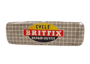 Vintage Cycling Tin HOC Ltd Hull Britfix Repair Outfit Circa 1950s Bike Bicycle Metal Box Mansfield
