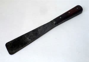 Vintage Decorating DIY Tool Decorators Wood Handle & Steel Wallpaper Scraper Brass Ferrule Kitchen