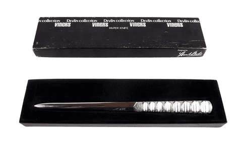 Vintage Desk Boxed Stuart Devlin Collection E442/309 Viners Japan Paper Knife Letter Opener