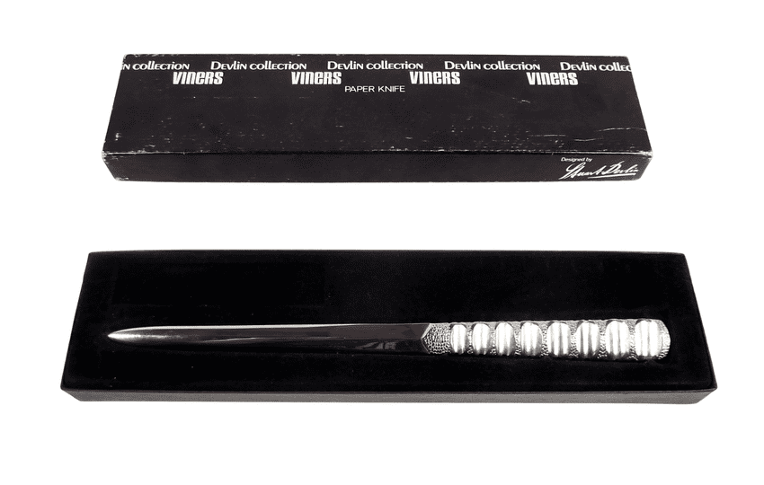 Vintage Desk Boxed Stuart Devlin Collection E442/309 Viners Japan Paper Knife Letter Opener