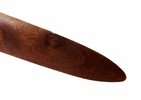 Vintage Desk Hand Carved Wood Paper Knife Letter Opener Kandersteg Switzerland Souvenir Edelweiss