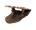 Vintage Desk Mid Century Cnossos Knossos Crete Greece Minotaur Brass & Enamel Paper Clip Holder