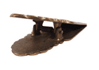 Vintage Desk Mid Century Cnossos Knossos Crete Greece Minotaur Brass & Enamel Paper Clip Holder