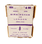 Vintage Desk Office Box of Hinks Wells & Co Birmingham Latem Pen Nibs 2114M 105/144 Calligraphy