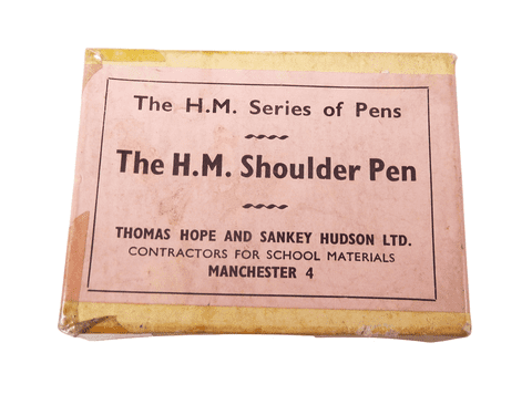 Vintage Desk Office Box of Thomas Hope Sankey Hudson HM Shoulder Pen Nibs 131 Count Calligraphy