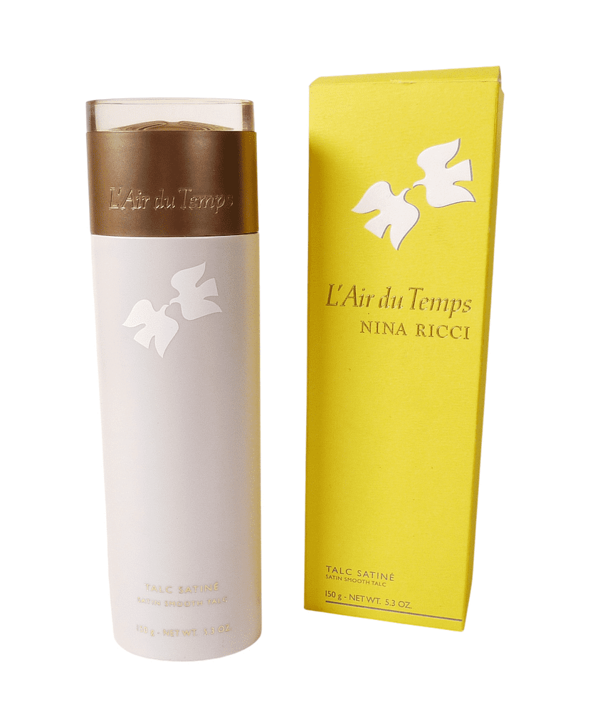 Vintage Discontinued Boxed Nina Ricci L' Air Du Temps Satin Smooth Talc Talcum Powder 150g 5.3oz