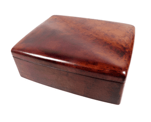 Vintage Elsa Peretti Wave Tiffany & Co Brown Leather Designer Luxury Two Level Jewellery Jewelry Box