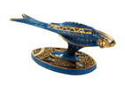 Vintage Enamel Paint & Brass Figural Fish Jerusalem Nutcracker Nut Cracker Made in Israel 1980s