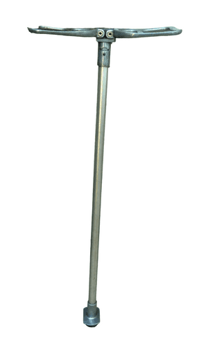 Vintage English Featherwate Lightweight Shooting Walking Stick Seat Aluminium Steel