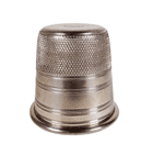 Vintage English Pewter Over-Sized Sewing Thimble Measure Just a Thimble Full Drinking Tot Shot