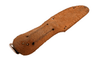 Vintage English Sheath Knife Richards Sheffield Tent Brand Souvenir Caernarvon Wales Banded Design
