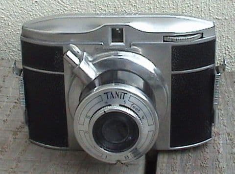 Vintage Ferrania Tanit 127 Italian Roll Film Camera Aluminium Body, Circa 1950s Made in Italy
