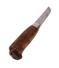 Vintage Finnish Standard Puukko Hunting Knife Leather Sheath Made in Finland 1950s Signed by Maker