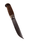Vintage Finnish Standard Puukko Hunting Knife Leather Sheath Made in Finland 1950s Signed by Maker