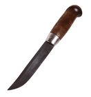 Vintage Finnish Standard Puukko Hunting Knife Leather Sheath Made in Finland 1950s Signed by Maker