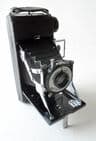 Vintage Folding Camera English Kershaw Eight-20 King Penguin 120 Roll Film Circa 1950s (1)