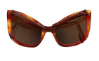 Vintage Folding Sunglasses Spectacles Glasses Faux Tortoiseshell in Leather Case 1960s Gaughia?