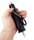 Vintage French 1983 Bruno Desnoulez Patent 'Kariba' Cord Force Pull Corkscrew Circa 1980s Black