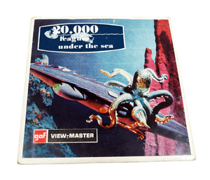 Vintage GAF 1954 3-D Viewmaster View Master Reel Set B370 20,000 Leagues Under The Sea