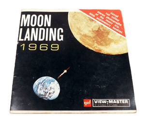 Vintage GAF 1969 3-D Viewmaster View Master Reel Set B663 Moon Landing July 21st 1969