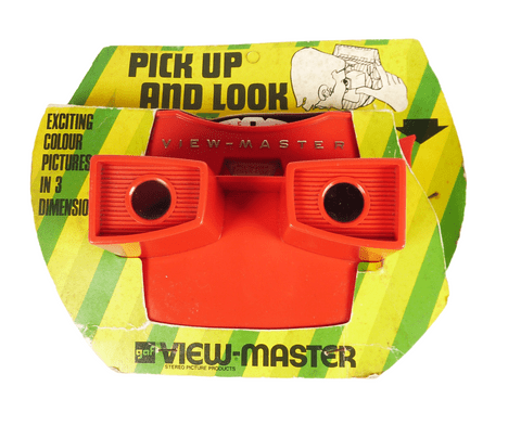 Vintage GAF 3-D Viewmaster View Master Model G Stereoscope Viewer in Original Packaging c/w Reel