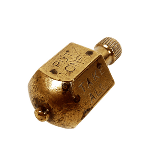 Vintage Game Put and Take Spinner Teetotum Gaming Pocket Gambling Top Circa 1950s WW1 Soldiers