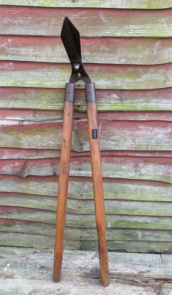 Vintage Gardening Tool Brookfield England Long Handled Garden Lawn Grass Shears Cutters Trimmers