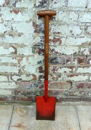 Vintage Gardening Tool Small Jenks & Cattell Border Spade Circa 1950s Garden Sturdy Strong