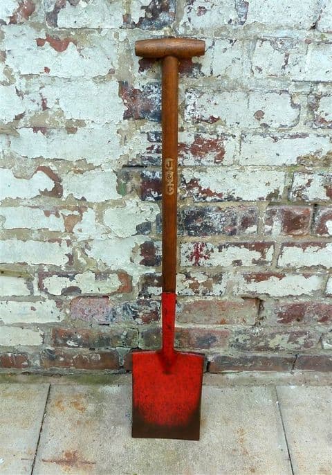 Vintage Gardening Tool Small Jenks & Cattell Border Spade Circa 1950s Garden Sturdy Strong