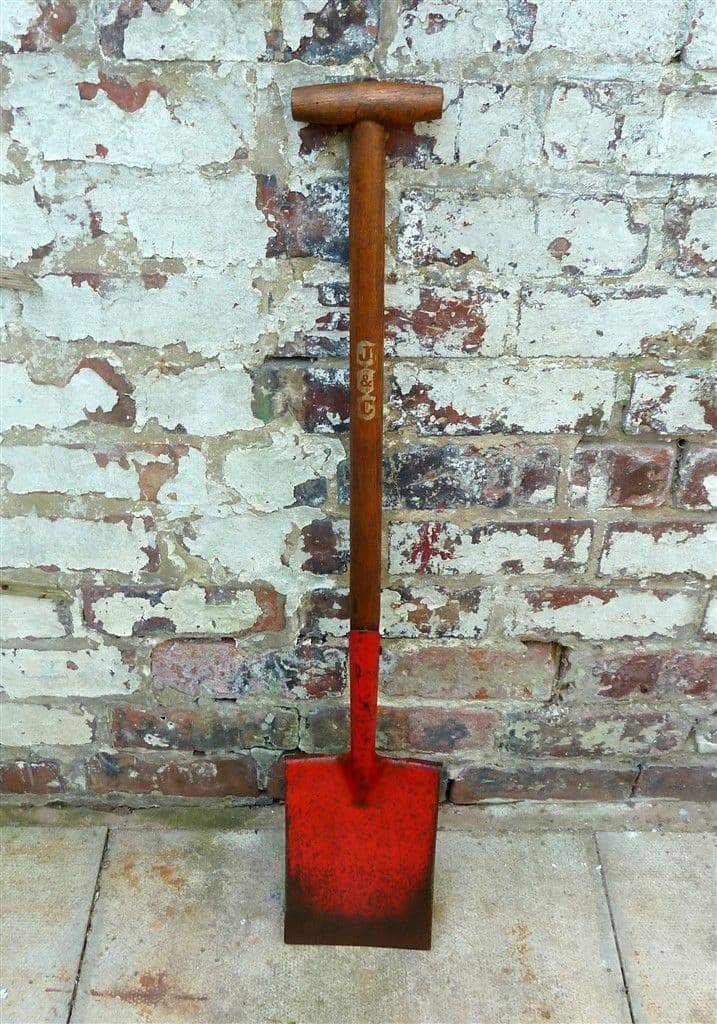 Vintage Gardening Tool Small Jenks & Cattell Border Spade Circa 1950s Garden Sturdy Strong
