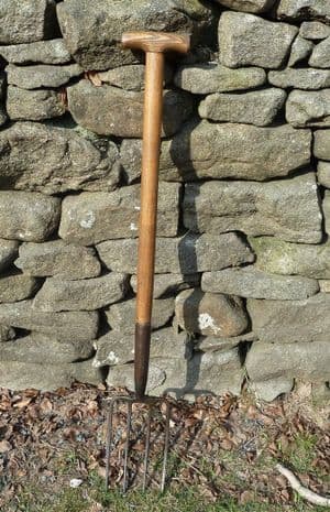 Vintage Gardening Tool Small Spearwell Border Fork Circa 1960s Garden Sturdy Strong