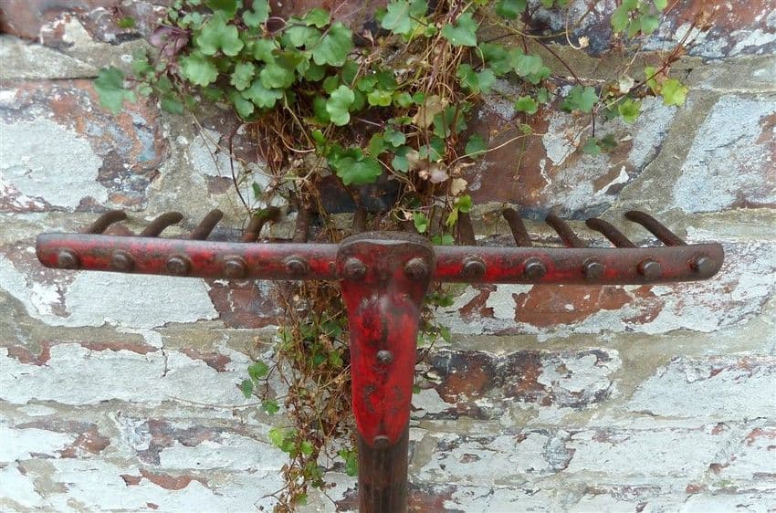 Vintage Gardening Tool Wooden Handled 12 Tine Made In England Garden ...